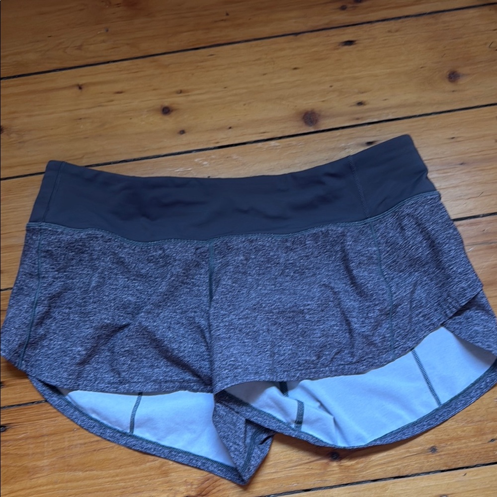 lululemon athletica Gray Athletic Shorts Performance Fit